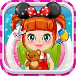 baby beauty salon android application logo